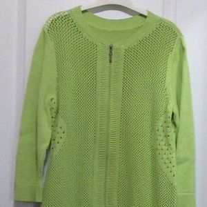 zip up sweater- 100% Cotton